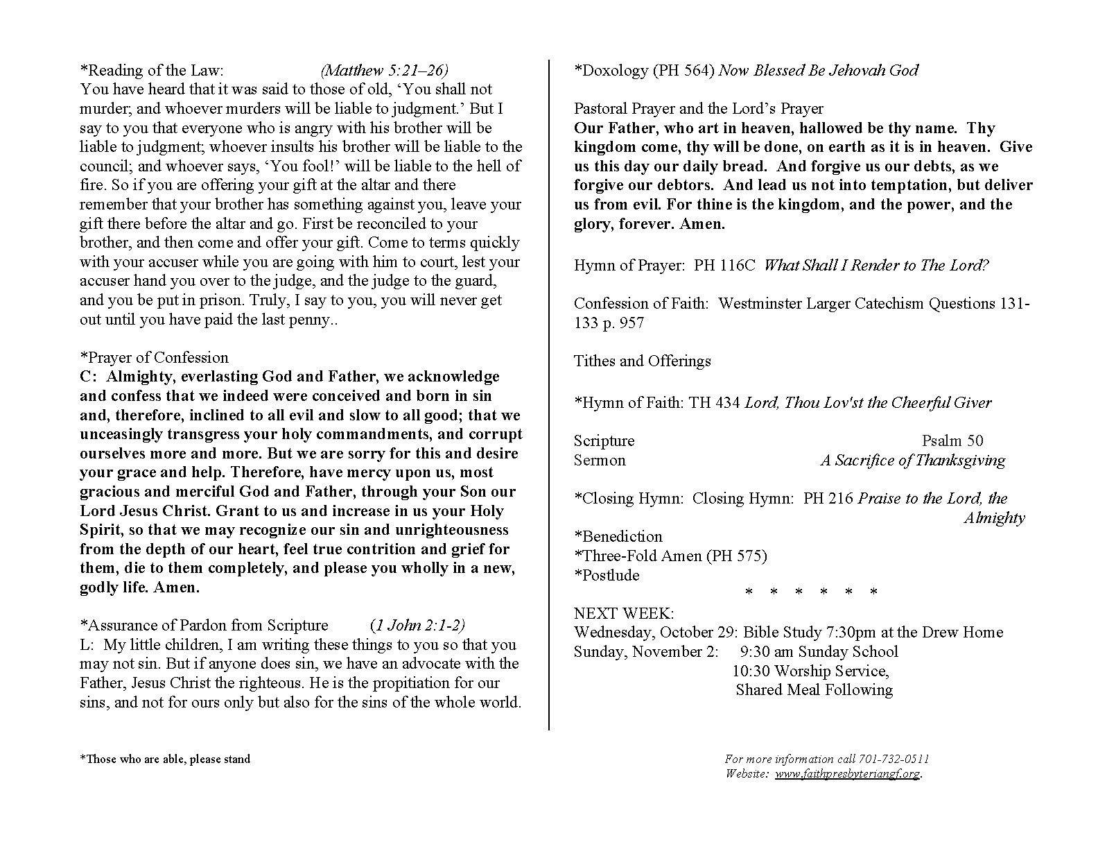 Bulletin Page 2